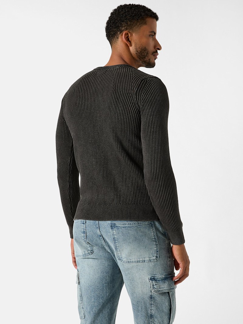 Christopher Washed Crewneck Sweater | GUESS Factory