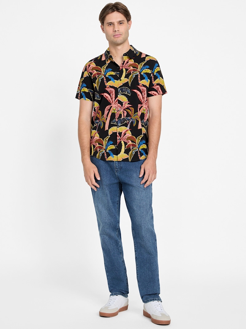 Cascade Palm Tree Shirt | GUESS Factory