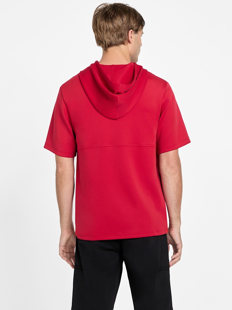 Nicolas Short-Sleeve Hoodie | GUESS Factory