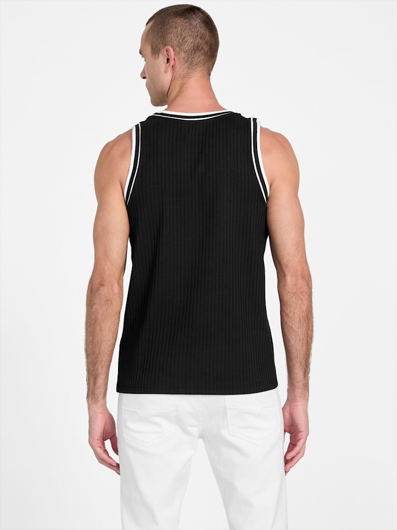 Lucas Ribbed Tank | GUESS Factory