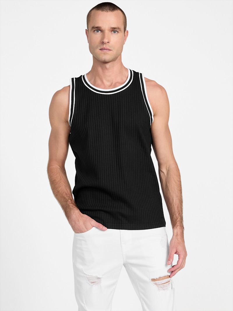 jent louis Neck Piercing Tank Top 新品　未使用 Eco Bex Logo Tank