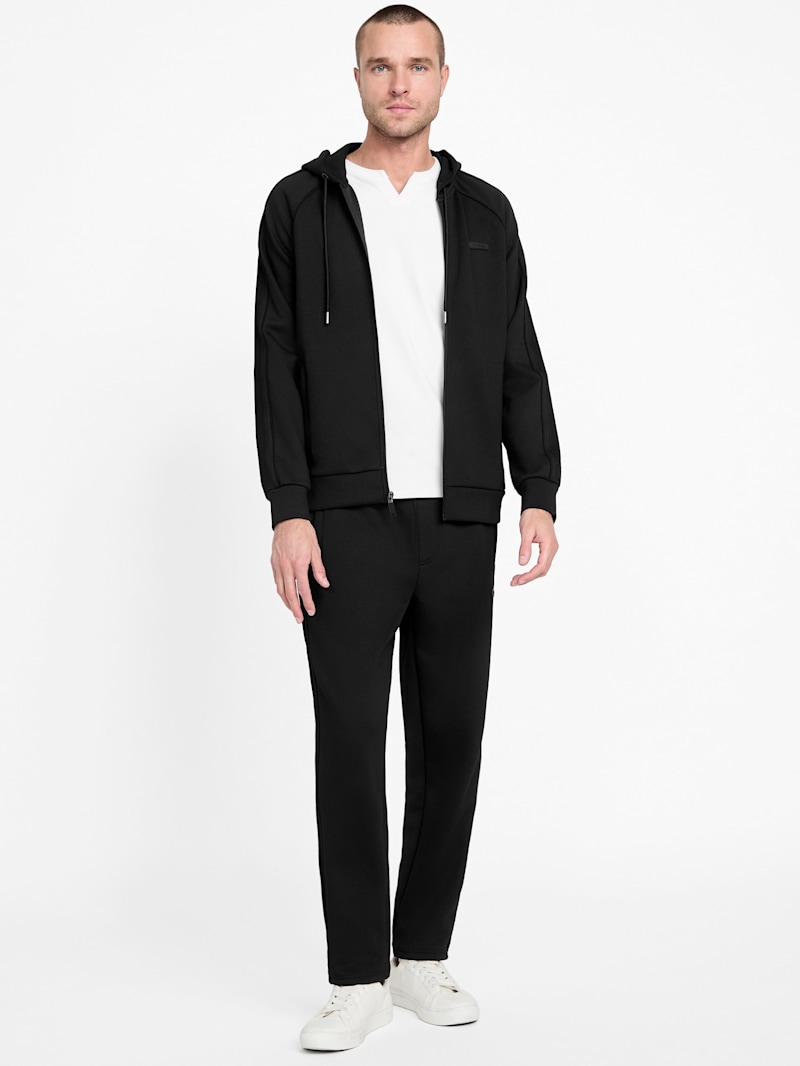 WELL SUITED ZIP HOODIE - ブラック L Isaac Full-Zip Hoodie | GUESS Factory