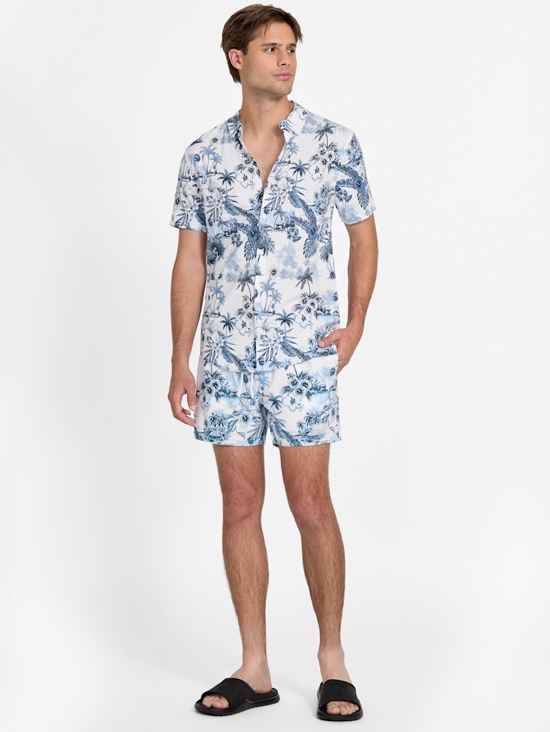 Dessi Tropical Short-Sleeve Shirt | GUESS Factory