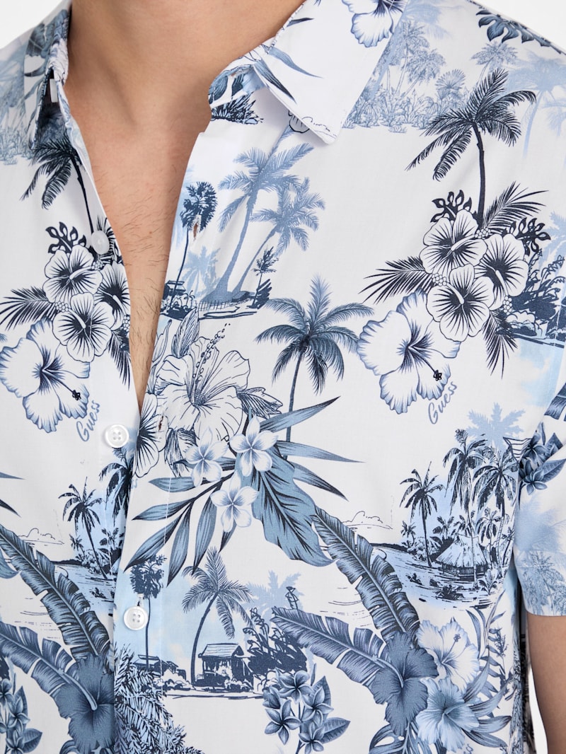 Dessi Tropical Short-Sleeve Shirt | GUESS Factory