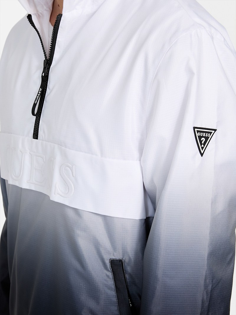 【binary01】Dot Sheer Short-Sleeve Windbreaker ★ Sunice Amber Short Sleeve Wind Jackets