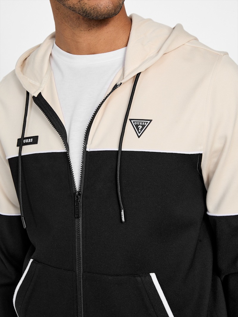 売れ筋商品|||ゲス パーカー・スウェットシャツ アウター レディース Women's Yarrow Full-Zip Scuba-Knit Sweatshirt Jet Black A996 Shop Hoodies & Sweatshirts GUESS Online | GUESS UAE