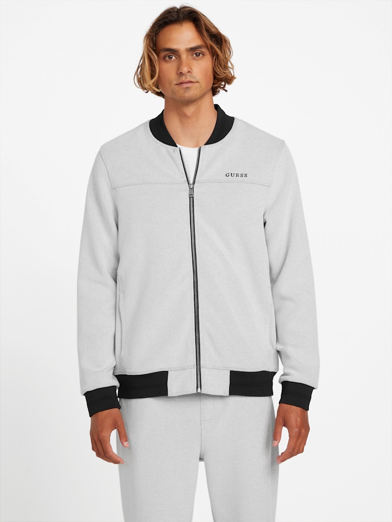 Giovanni Mock-Neck Flight Jacket | GUESS Factory