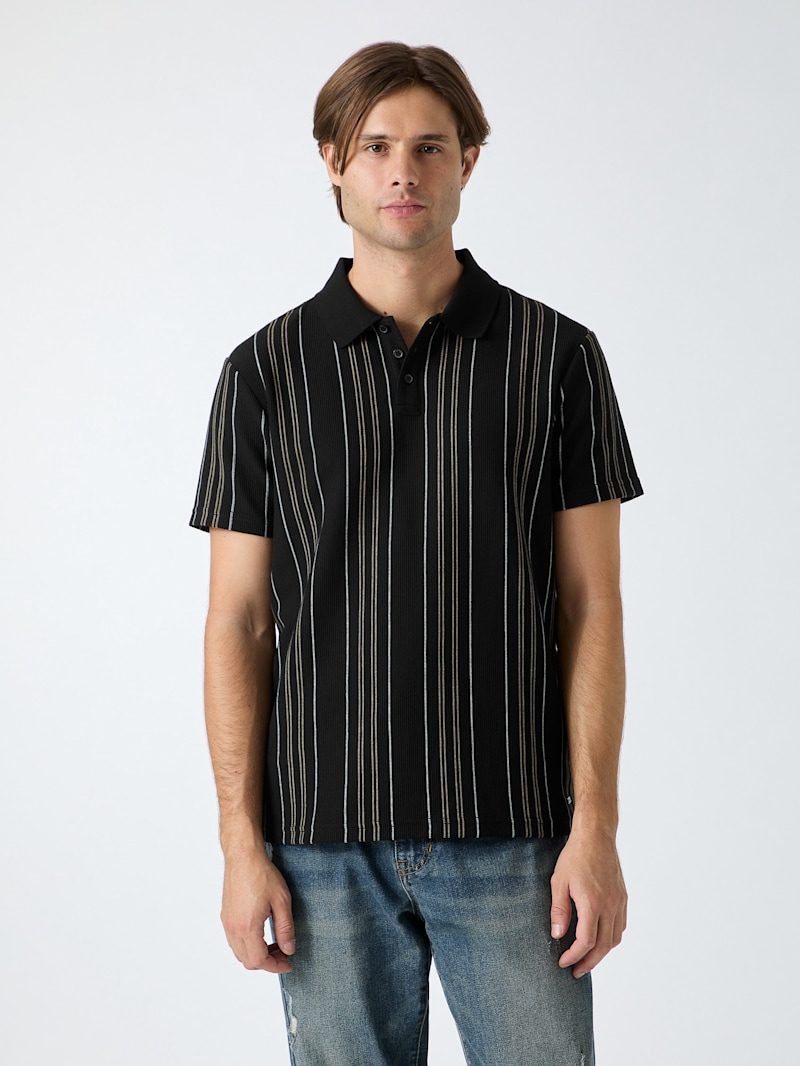 Osvaldo Knitted Polo | GUESS Factory