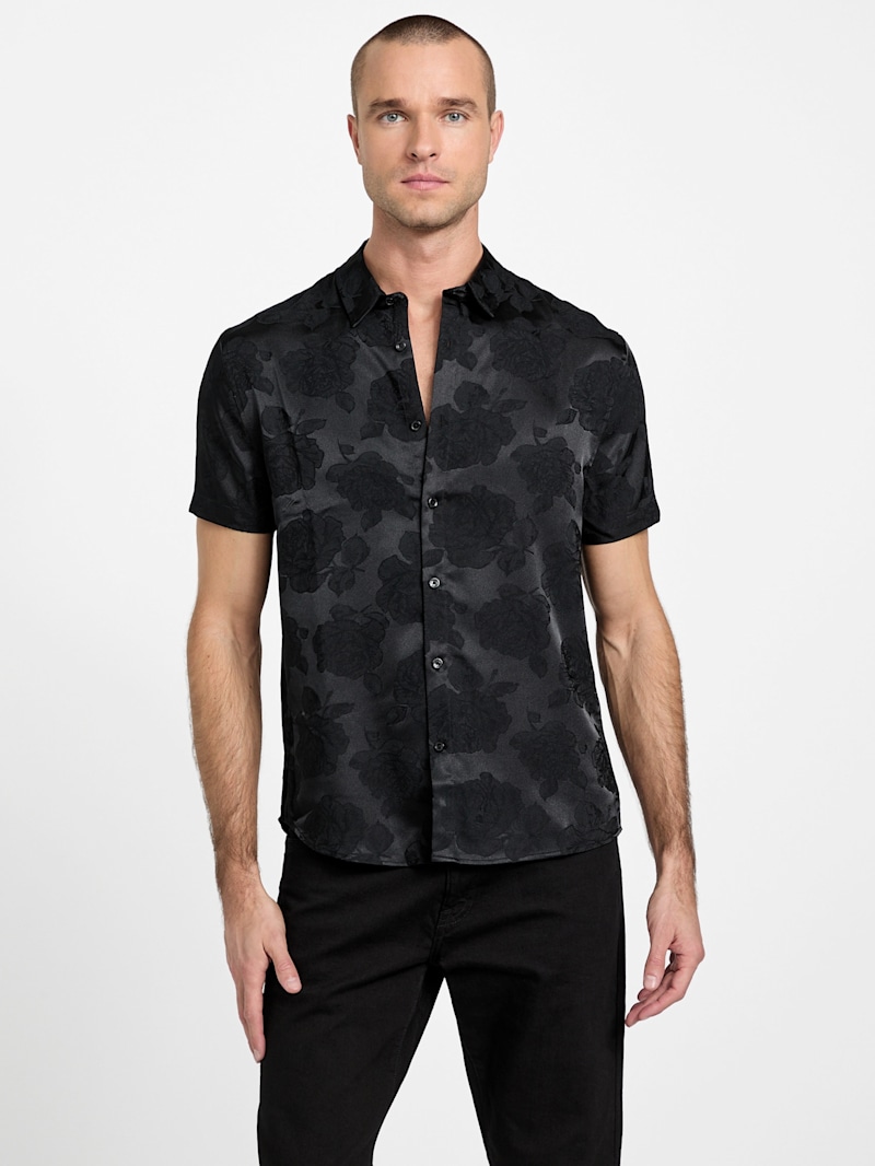 Randy Woven Floral Shirt | GUESS Factory