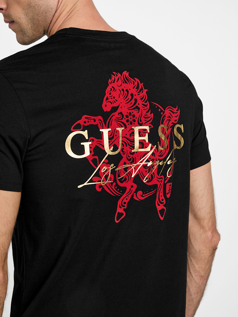Elden Crewneck Tee | GUESS Factory