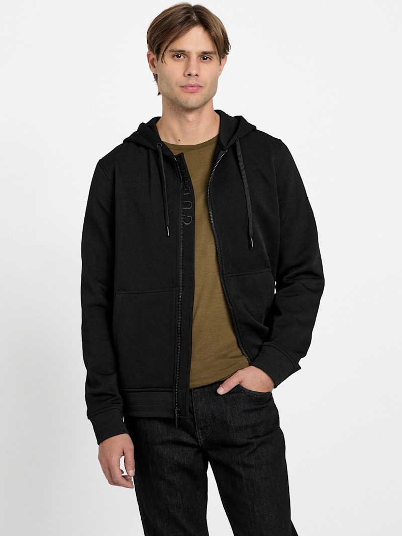 ジェニ Benny Full-Zip Active Hoodie | GUESS Factory