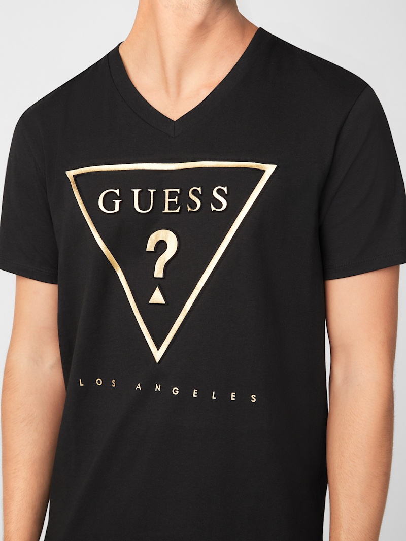 Taft Embossed Logo Tee | GUESS Factory