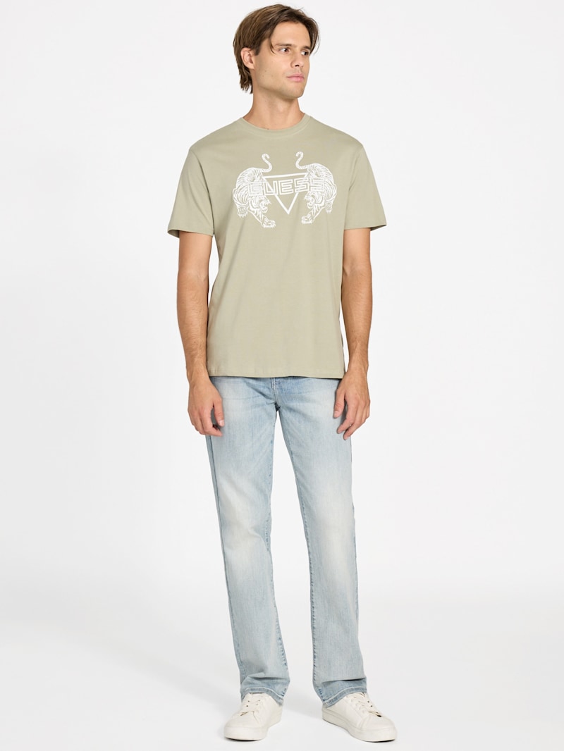Neloa Printed Crewneck Tee | GUESS Factory