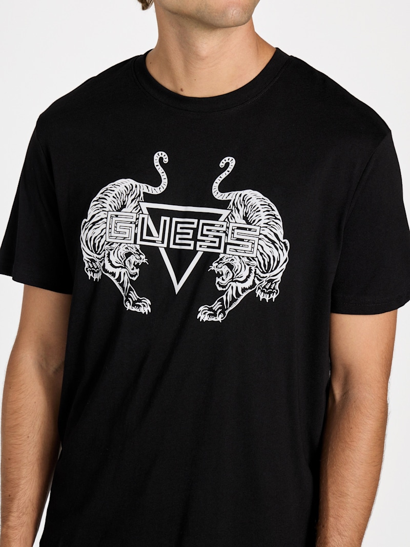 Neloa Printed Crewneck Tee | GUESS Factory