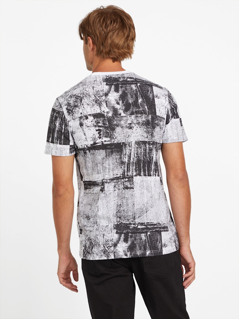 Eco Cretch Abstract Tee | GUESS Factory