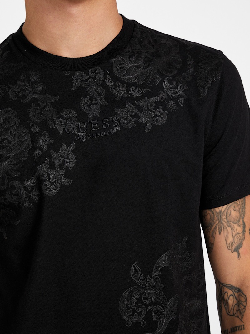 Dwyre Crewneck Tee | GUESS Factory Ca