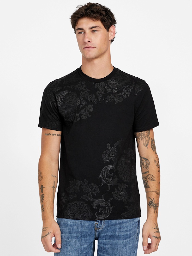 Dwyre Crewneck Tee | GUESS Factory