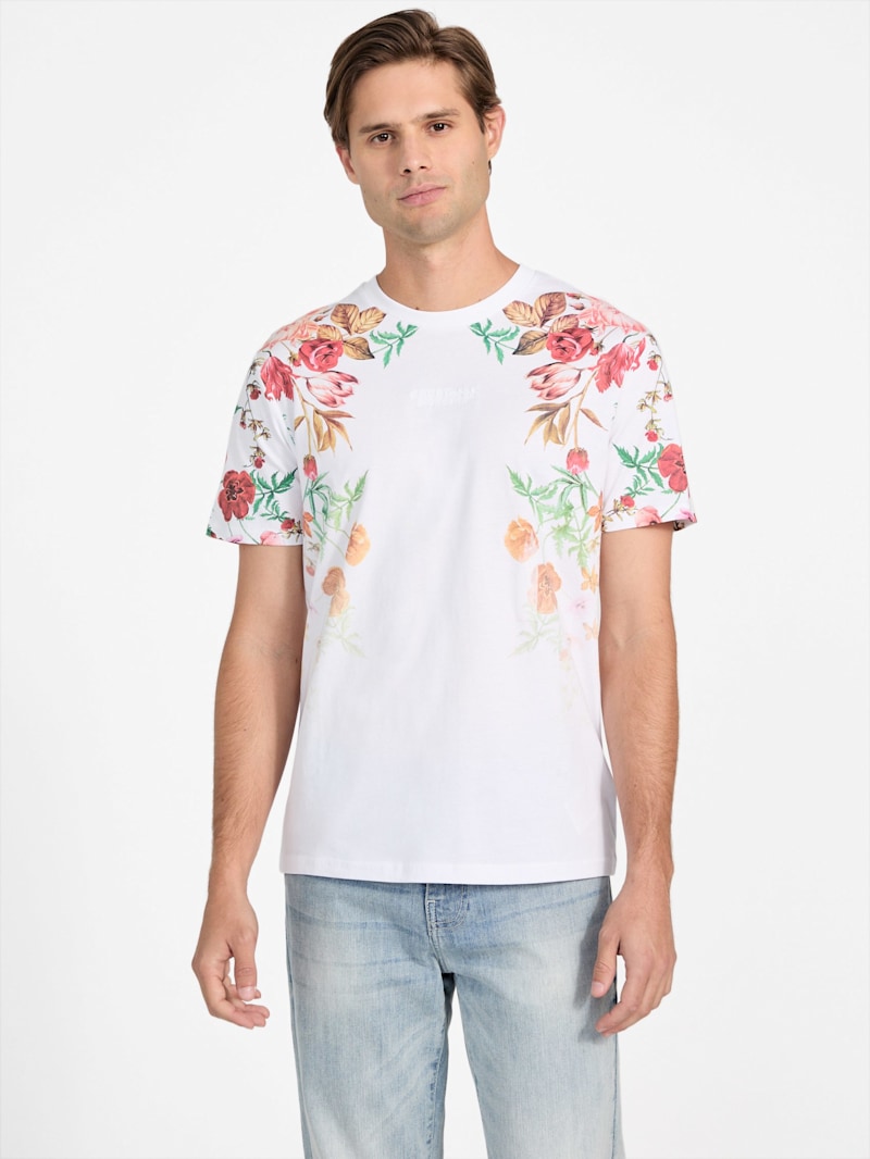 Eco Riggs Floral Tee | GUESS Factory