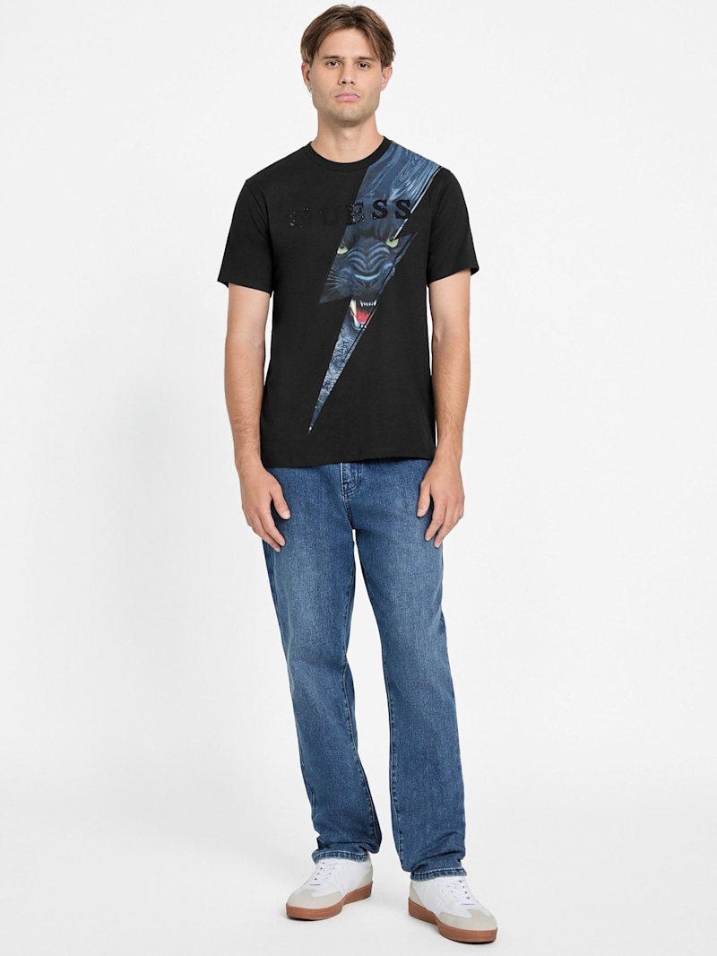 Harley Panther Bolt Tee | GUESS Factory Ca