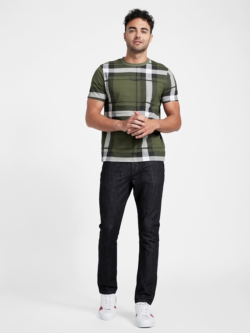 Jeans Para Hombre - GUESS Men's Mid Rise Slim Fit Tapered Leg Jean