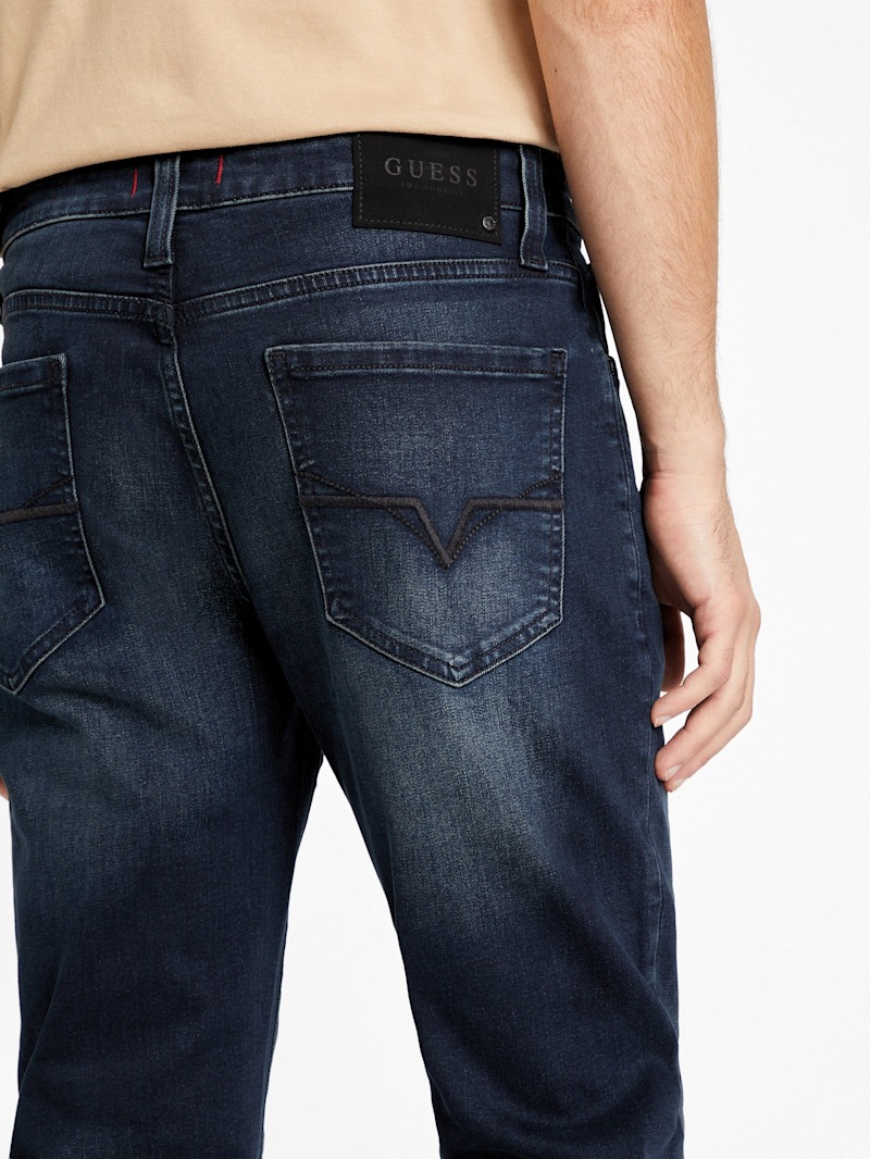 THEREDTHREAD S V-shape denim 1 ブルー　Blue THEREDTHREAD / ザレッドスレッド】S V-shape denim 1
