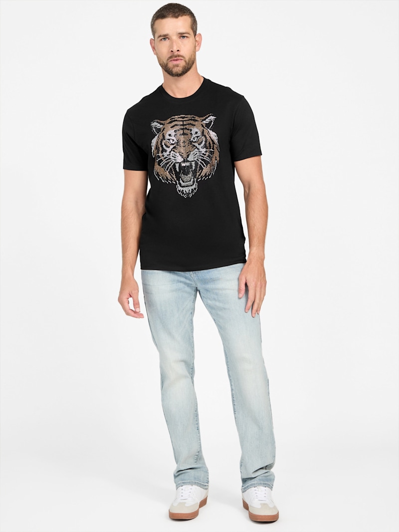 【GUESS】ボルテン Bode Rhinestone Crewneck Tee | GUESS Factory