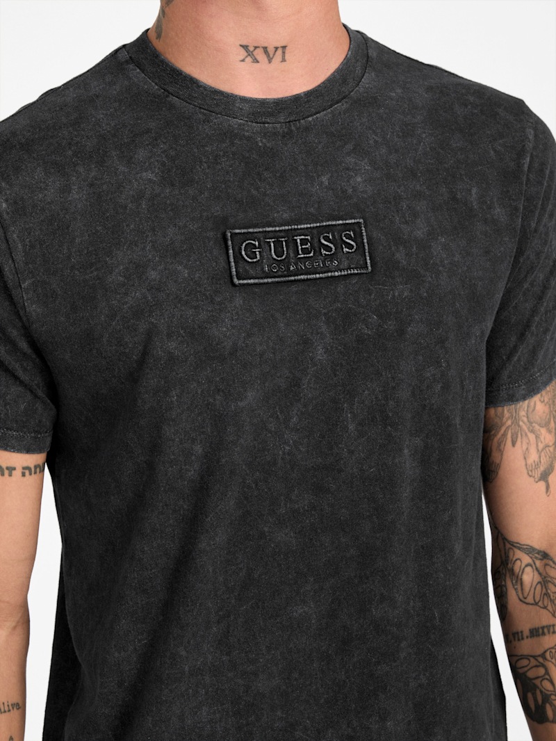 Mikah Crewneck Logo Tee | GUESS Factory