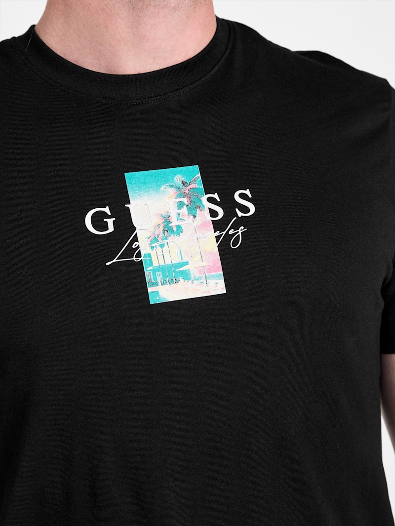 Tシャツ・カットソー UMBRO Tropical Oasis Lettering Fresh Short Sleeve T-Shirt Gr Men's Boxy Oasis Graphic Tee | Men's Tops | HollisterCo.com