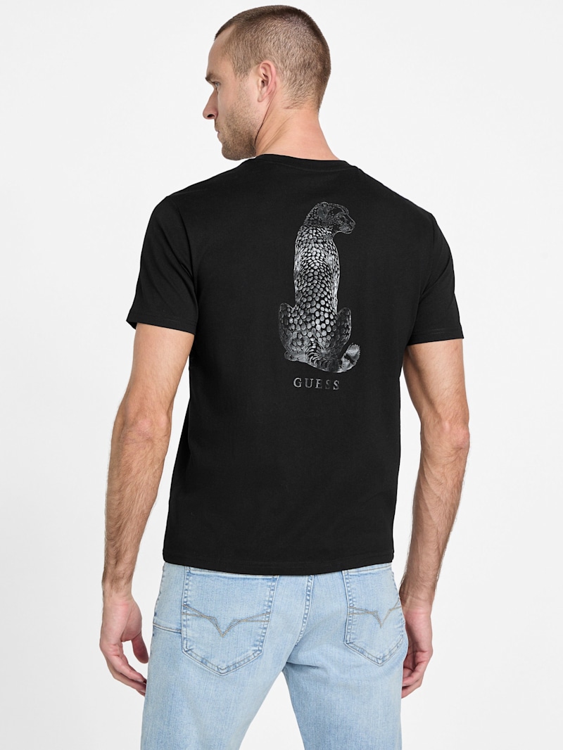 Noah Cheetah Tee | GUESS Factory