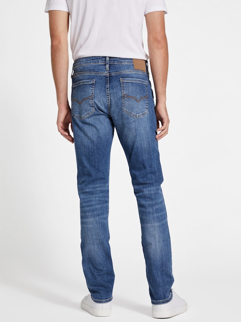 unmapped Washed out script jeans Sサイズ Eco Scotch Skinny Jeans | GUESS Factory
