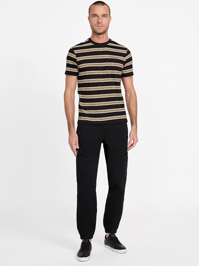 Eco Zack Striped Tee | GUESS Factory