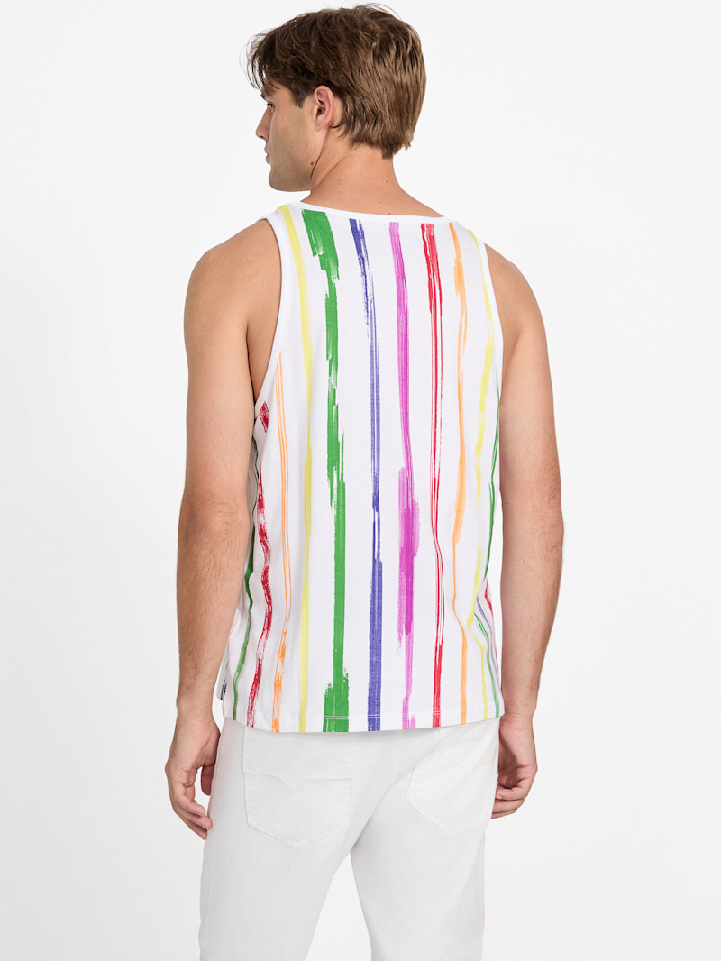 Eco Stripe Pride Tank | GUESS Factory