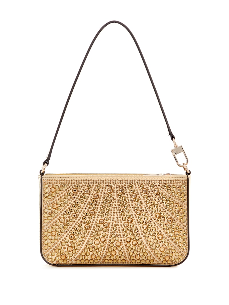 【PORTERNA】Cross Gold Shoulder Bag Beauvoir Mini Top-Zip Shoulder Bag | GUESS