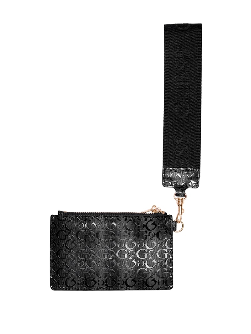 Abree Faux-Leather Card Case Wristlet | GUESS Factory