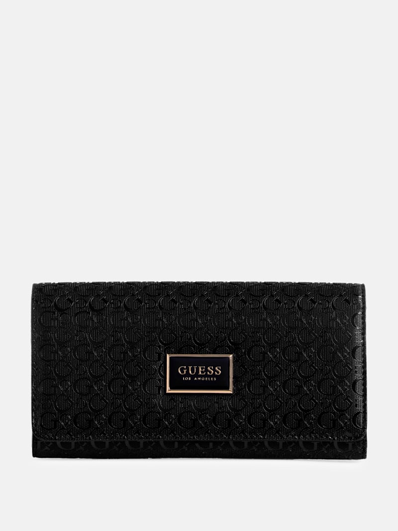 Abree Shiny Logo Multi Organizer | GUESS Factory