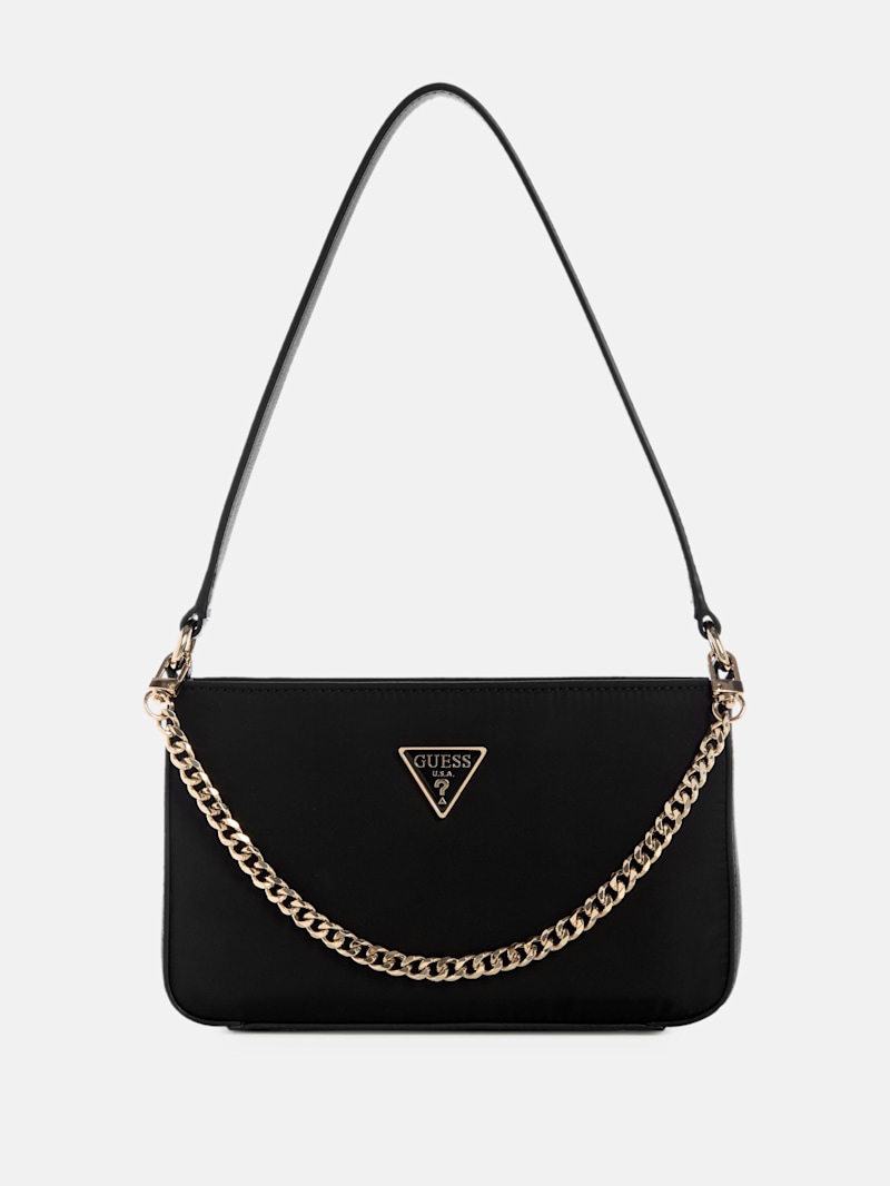 ショルダーバッグ・ポシェット V73 Women Shoulder Bags 73BS8ZY02 NERO Black Black Pocket Shoulder Bag | Parallel
