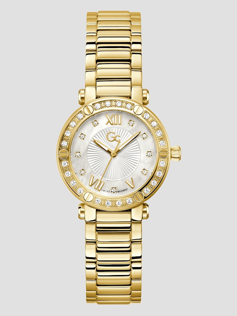 Gold-Tone Analog Watch