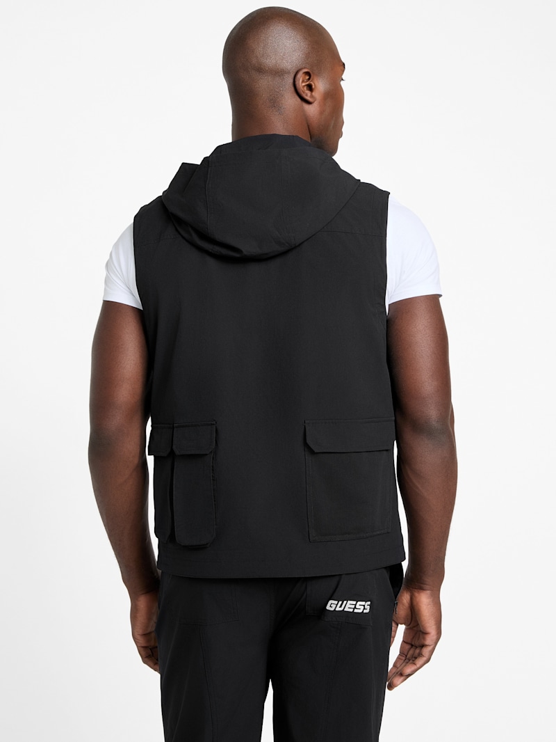 Galium Hooded Vest | GUESS
