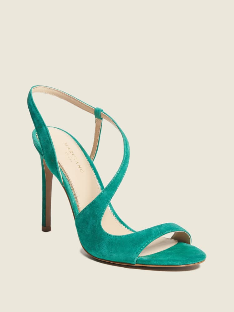 Futura Curve Sandal in Light Green