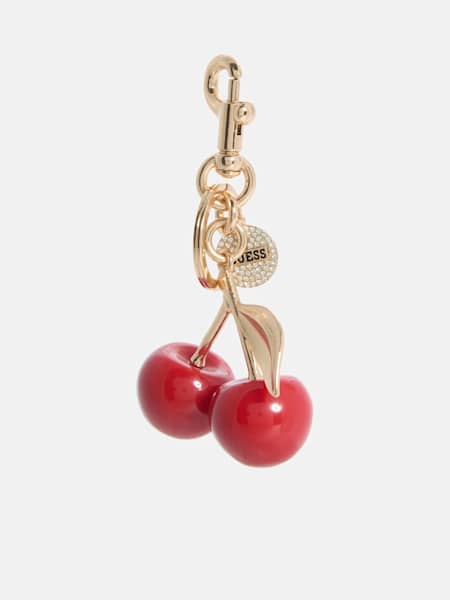 Rhinestone Fox Bag Charm