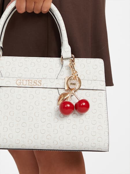 Rhinestone Fox Bag Charm