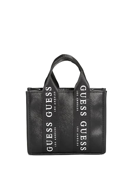 Logo-Tape Mini Tote Crossbody