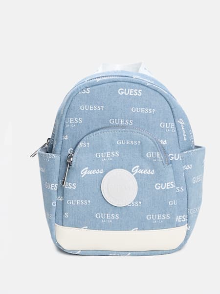 Mini Denim Backpack