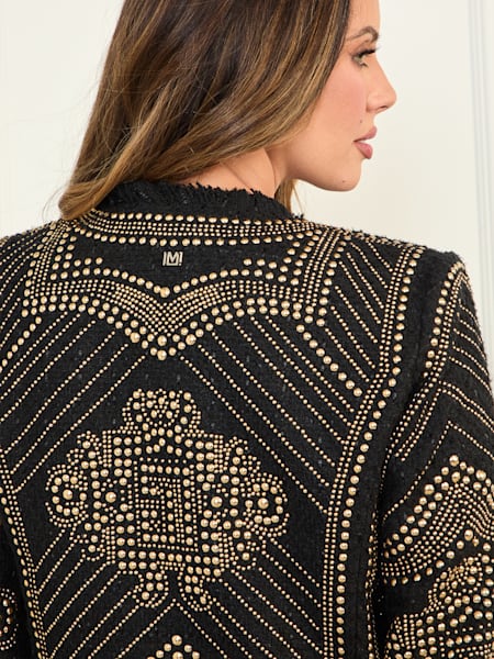Helene Studded Embroidery Jacket