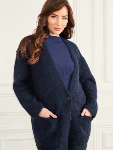 Michaela Alpaca-Blend Cardigan