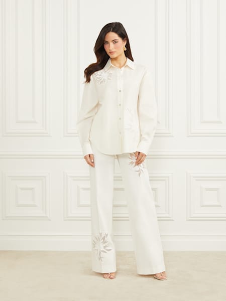 Glam de Fleur Embroidered Shirt