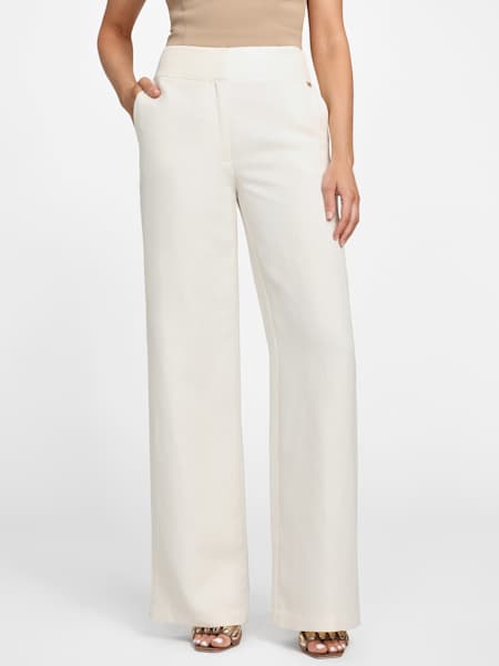 Eco Greta Linen-Blend Pant
