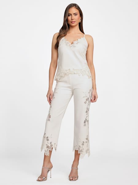 Farrah Crochet Floral Pant