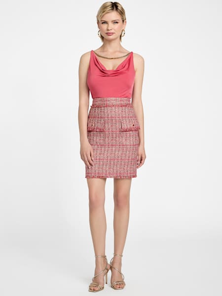 Eco Claudia Tweed Mini Skirt