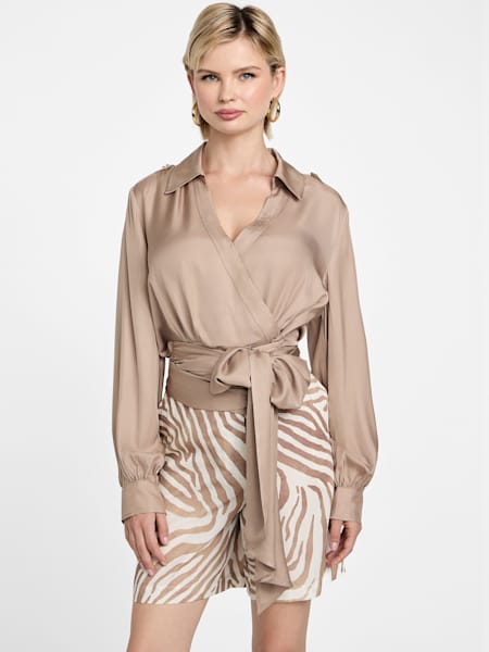 Dorian Wrap Blouse